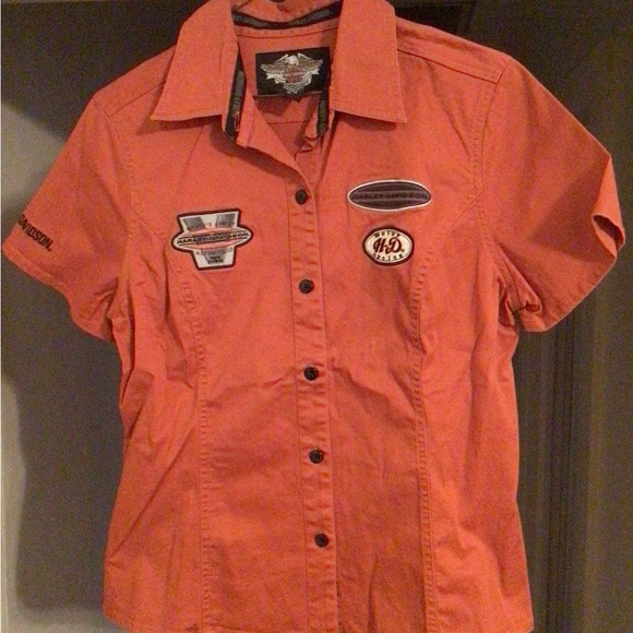 Harley-Davidson Ladies Button Down NWOT Medium - Picture 5 of 12